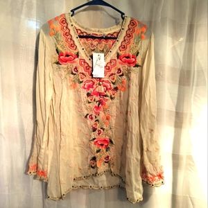 Johnny Was size PM new w tags